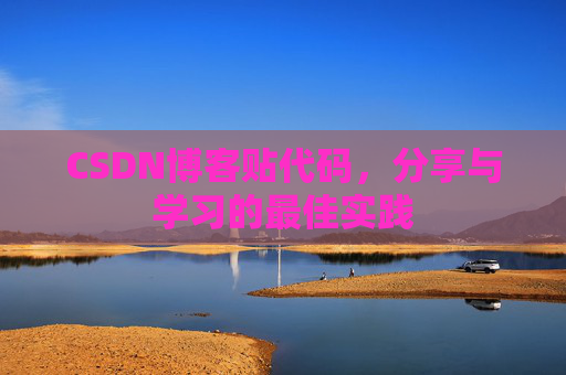 CSDN博客贴代码，分享与学习的最佳实践